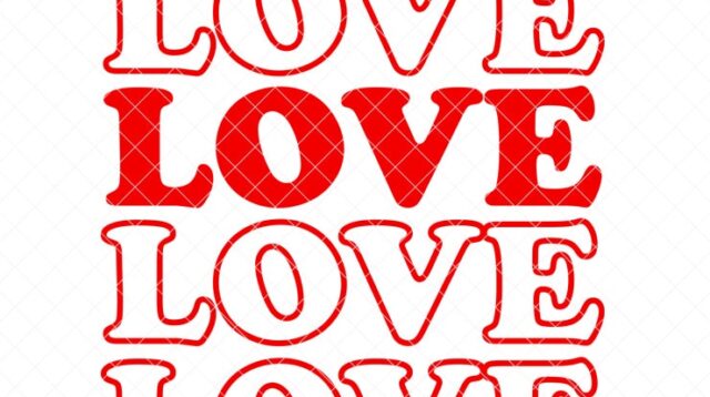 Love Valentine SVG File