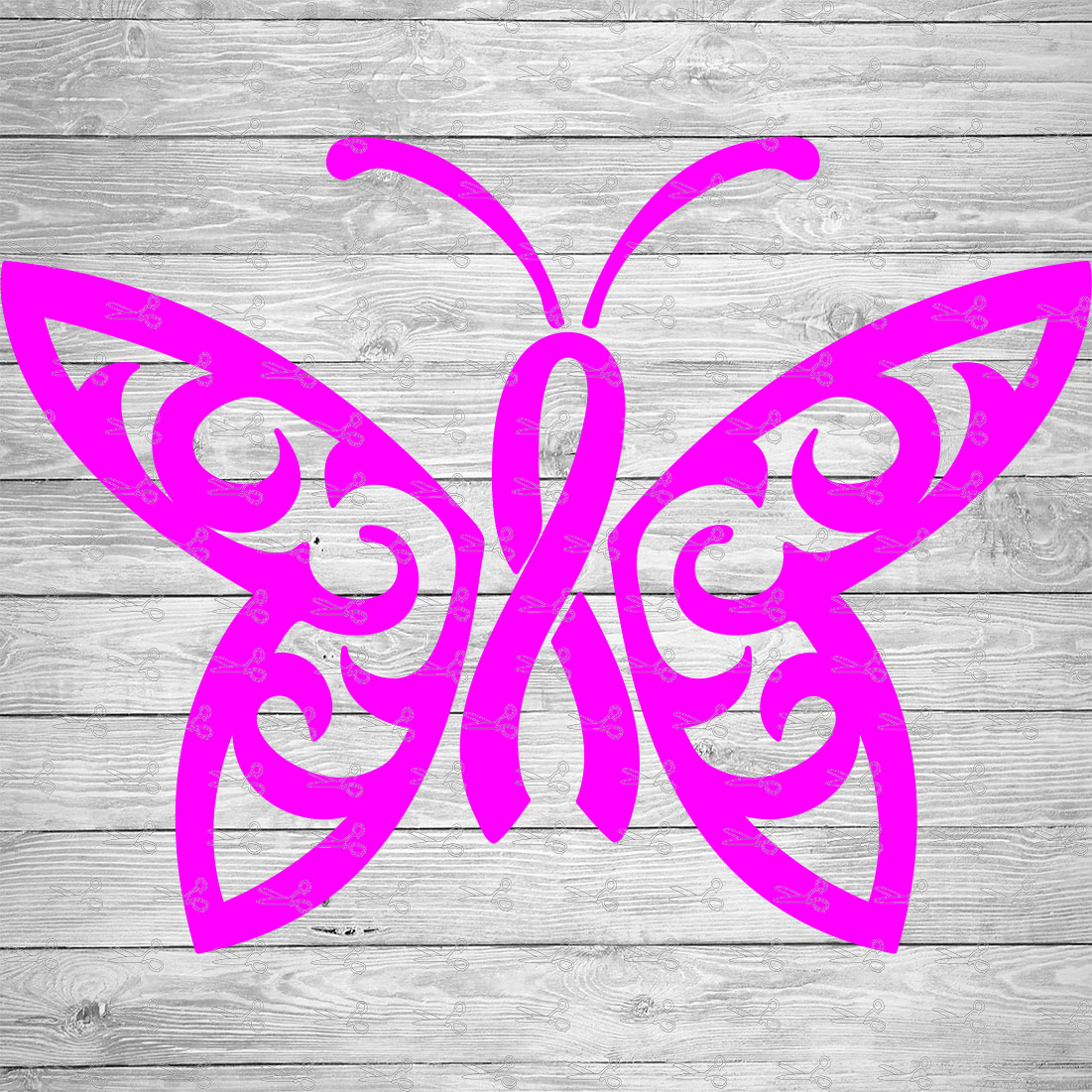 Butterfly Cancer Ribbon Pic