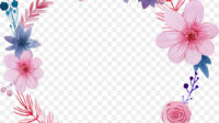 clipart flowers border round 3