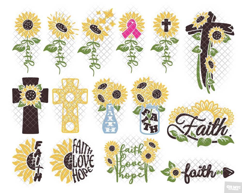 sunflower faith svg 1