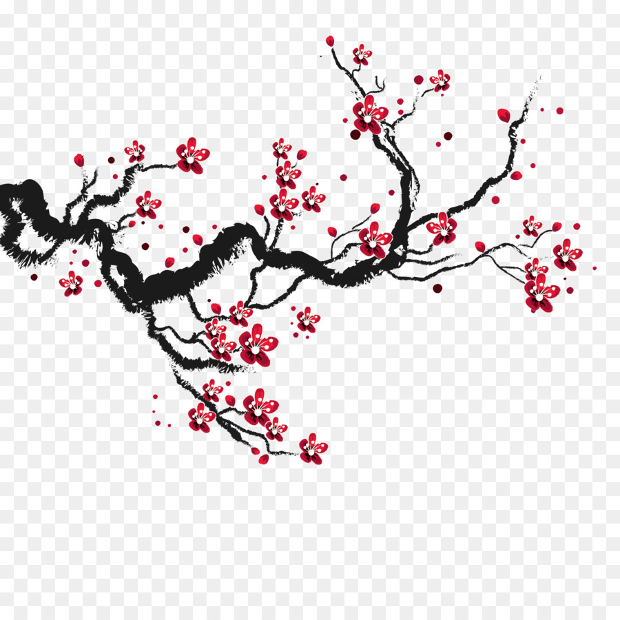 cherry blossom silhouette png 24