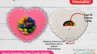 D118 Heart Valentine Dome Candy Holder SVG File preview 2